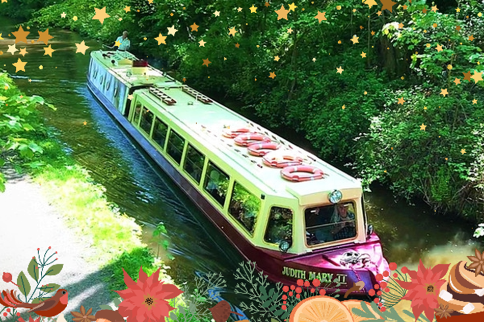 Buxton & The Festive Peak Forest Canal Cruise
